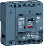 MCCB Wyłącznik mocy h3+ P160 4P 160A 70kA LSI HES161JC HAGER