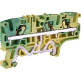 ESH-EFCE.4/1+2 Złączka sprężynowa ochronna 4 mm2 (żółto-zielona)