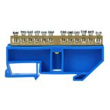 Listwa zaciskowa N na szynę TH35 12 przewodów niebieska OR-LZ-8204/12/BL ORNO