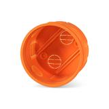 Z80KF ,  Puszka podtynkowa O 80 (z pokrywą), krótka, pomarańczowy