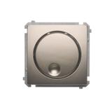 Simon Basic Ściemniacz naciskowo-obrotowy 20–500 W 230V satynowy BMS9T.01/29 KONTAKT