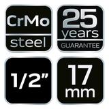 Nasadka udarowa 1/2" długa, 17 x 78mm , Cr-Mo