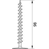 Wkręcane Kołki do montażu w izolacji KWM-100 (4szt) 22.198 OPATÓWEK
