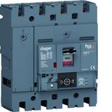 MCCB Wyłącznik mocy h3+ P250 4P 100A 70kA Energy HET101NR HAGER
