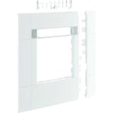 tehalit.WA Maskownica 120mm 1-krotna 55x55mm pole opisowe PC-ABS bezhalog biały