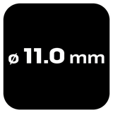 Wiertło do metalu HSS-TiN, 11.0 mm