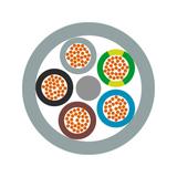 ÖLFLEX CLASSIC 100 4X0,5 Przewód Przewód sterowniczy Lapp Kabel 00101234 LAPP KABEL
