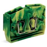 złączka końcowa 2-przewodowa 2,5 mm2 żółto-zielona z mocowaniem śrubowym