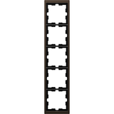 Merten D-Life, ramka pięciokrotna, mocca metalik