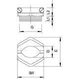 157/MS, TULEJA DOC.Z OPOR.I OBJEM.PG16