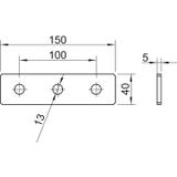 GMS 3 VP FT, PŁYTA ŁĄCZ. 3 OTW. FT