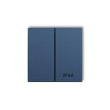 Klawisze podwójne do łączników IP44 ICON, MINI (komplet dwóch sztuk) navy blue 64MKLH-2 KARLIK