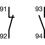 Styk sygnalizacyjny do MCB RCBO 1NO+1NC Ith=6A 230VAC MZ202 HAGER