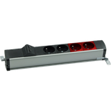 SIMON 480 TS48-130E220K0-40 Listwa standardowa 2 gn. typ E; 2 gn. UPS i płytka 2xRJ45 keystone; złąc