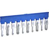 ESH-EFB.4/10/B Zwieracz wtykowy izolowany 10-torowy (niebieski)