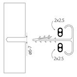Uchwyt USMP-2 Bis (100szt) 16.7 46219 OPATÓWEK
