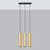 Sollux Lampa Wisząca LAGOS 3 złoty połysk SL.1201