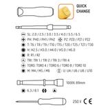 Końcówki wkrętakowe z uchwytem 1000V, 50 szt.