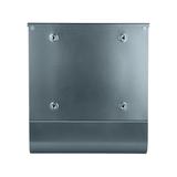 Skrzynka na listy HAITI z galwanizowanej stali z gazetnikiem i okienkami i wizytownikiem antracyt MB