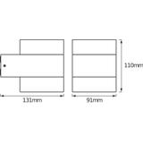 ENDURA STYLE UPDOWN PUCK 13W WT LEDV Oprawa zewnętrzna