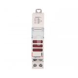 LAMPKA POTRÓJNA LED CZERWONA 230V, Legrand