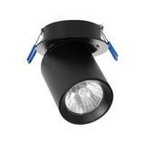 Oprawa ścienno-sufitowa MALTA SP 1 podtynkowa GU10 max. 12W IP20 czarna AD-OP-6478BGU10 ORNO