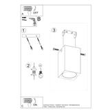 Sollux Plafon KEKE 10 dąb SL.1040