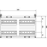 univers N HC 300x500mm zestaw do zabudowy aparatury modułowej 4x12 M UC22MG HAGER