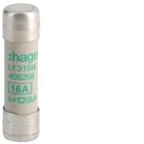 Wkładka bezpiecznikowa cylindryczna CH-10 10x38mm aM 16A 500VAC LF316M HAGER