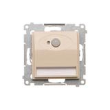 Simon 54 Oprawa oświetleniowa LED z czujnikiem ruchu 230V AC 1.4 W białe neutralne 4000 K kremowy