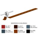 AN-20KPN/LA/S-N Uchw.dach.uniw.Z-zatrz. L=42cm,H=3,5cm /LA/ szary