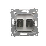 Simon 54 Gniazdo HDMI podwójne biały DGHDMI2.01/11 KONTAKT
