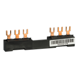 Szyna 3biegunowa 2 odpływy 72mm 63A