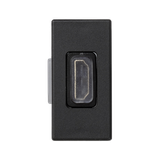 Simon Connect Płytka K45/2 adapter HDMI-HDMI 225x45mm + wkład szary grafit K129B/14 KONTAKT