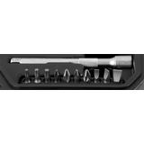 Zestaw nasadek przelotowych 1/4" + 3/8", 46 szt.