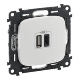 VALUR:B ŁADOWAR 2XUSB A+C 3A, Legrand