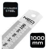 Przymiar liniowy 100 cm, stal nierdzewna