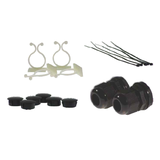 Zestaw zawierający przepust PG 13.5, 3 zaślepki przep., uchwyty spawów, opaski