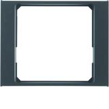 BERKER K.1 Pierścień adaptacyjny do płytki czołowej 50x50mm antracyt mat lakierowana 11087106 HAGER