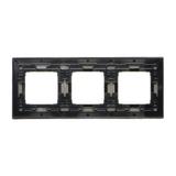 Simon 54 NATURE WMDZ-0130xS-098 Ramka 3-krotna Nature-Beton, CZARNY CHARAKTER, IP20/IP44. (IP44-nale DRN3/98 KONTAKT
