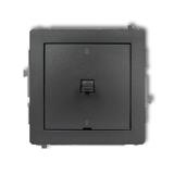 DECO Mechanizm łącznika dwubiegunowego w stylu amerykańskim grafitowy