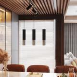 Sollux Lampa wisząca LOOPEZ 3P czarny/chrom SL.0943