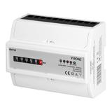 3-fazowy analogowy wskaźnik zużycia energii elektrycznej, 100A, 7 modułów, DIN TH-35mm