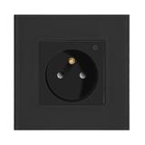 Gniazdo podtynkowe pojedyncze Tuya Smart Wi-Fi czarne OR-SH-17205/B ORNO