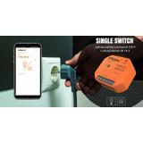 SINGLE SWITCH Pojedynczy przekaźnik Wi-Fi 230V WI-R1S1P-P F&F