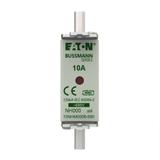 NH FUSE 10AMP 690V aM SIZE 000 Wkładka NH000 10A 690V AM podwójny wskaźnik 10NHM000B-690 EATON