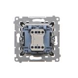 Simon 54 Przycisk „światło” 10A 250V szybkozłączka czarny DS1.01/49 KONTAKT