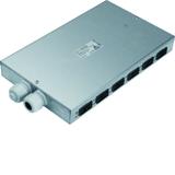 tehalit.SPW Rozdzielacz podłogowy płaski Wieland 12 gniazd czarnych SPWG129005 HAGER