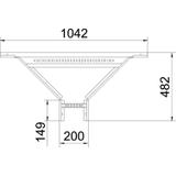 LAA 1120 R3 FT Trójnik dostawny drabin kabl.