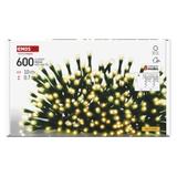 Lampki choinkowe sople XMAS różne tryby 9W 600LED 10m IP44 ciepły biały D4CW03 EMOS